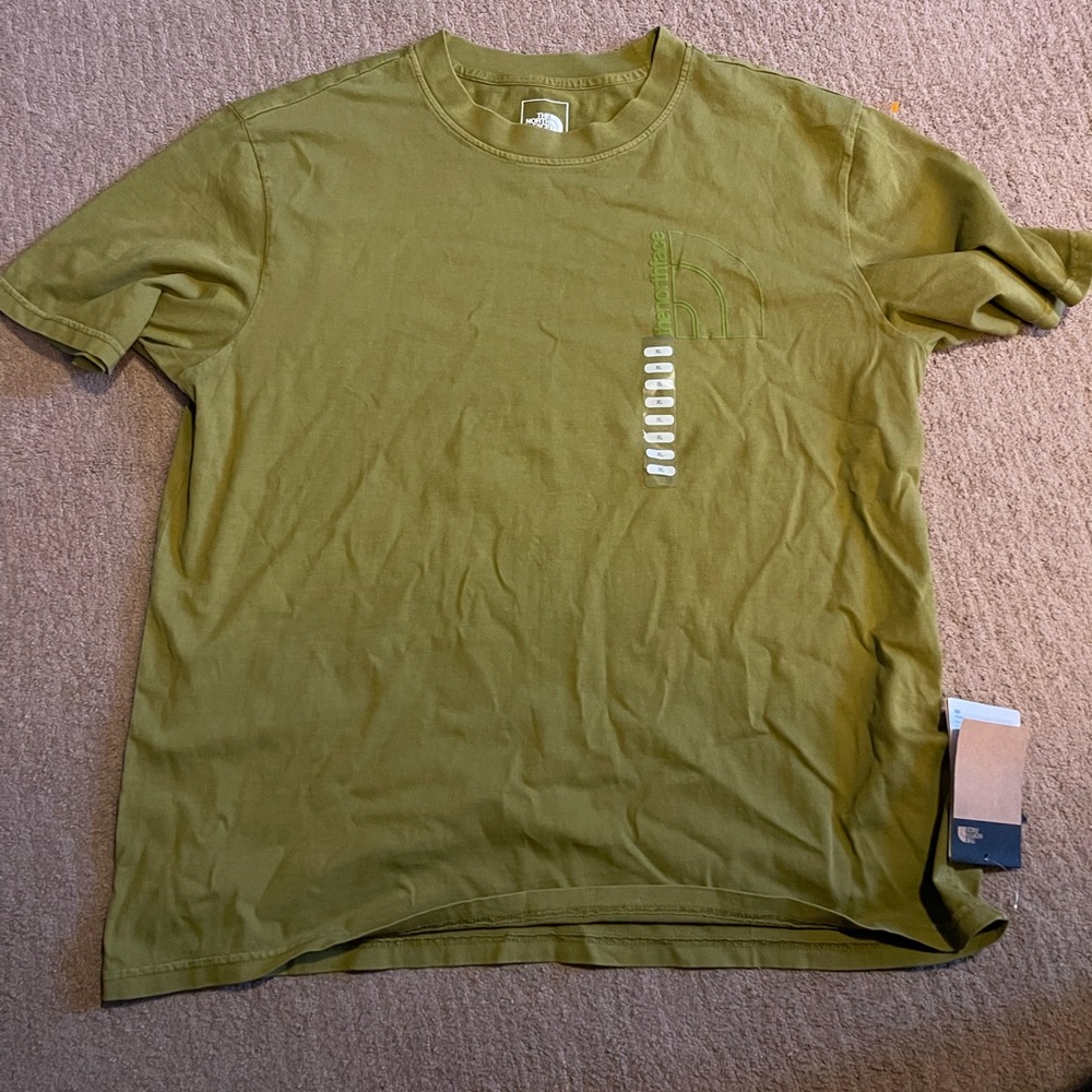 The North Face Men’s Short-Sleeve Garment Dye Tee XL Green NWT